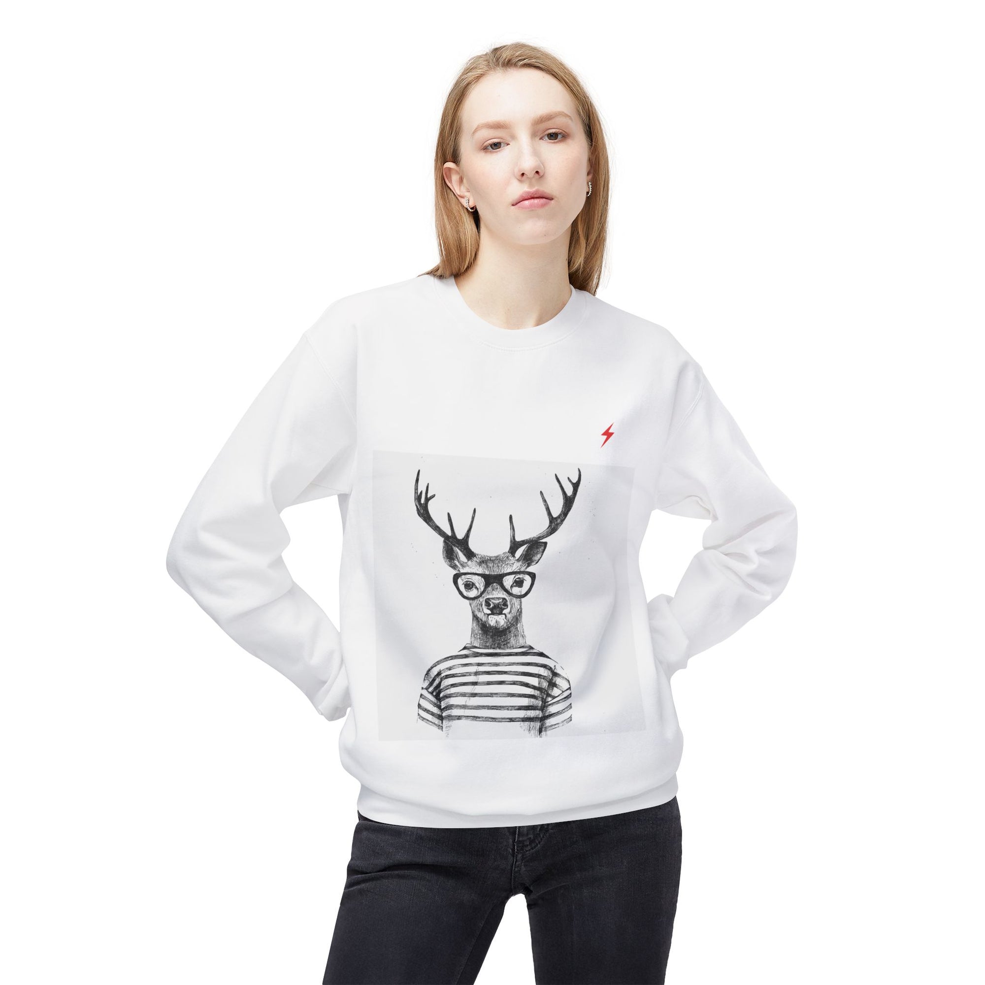 ApexFits Whimsical Deer Sweatshirt