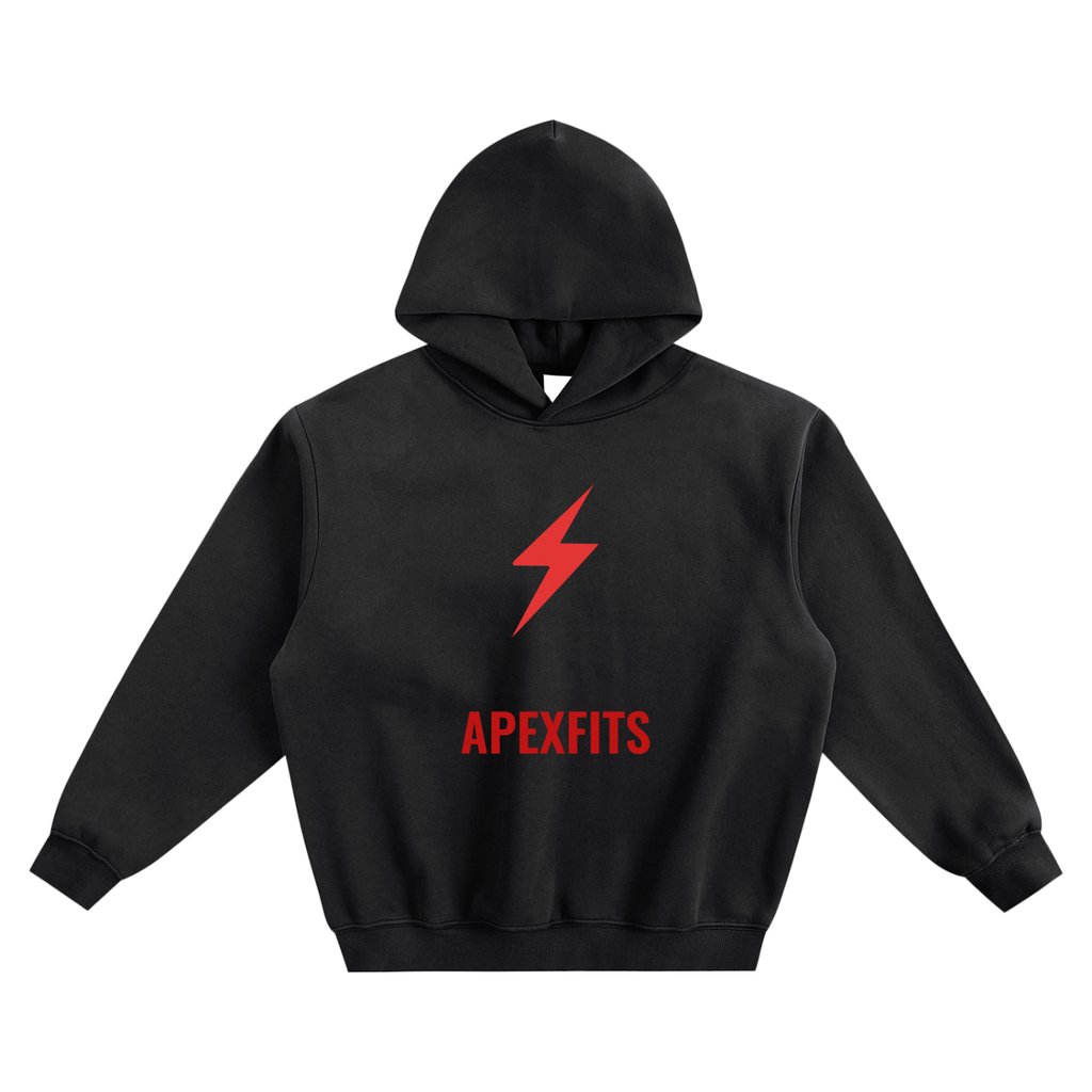 ApexFits Unisex Fleeced Boxy Hoodie – Heavyweight Comfort Fit
