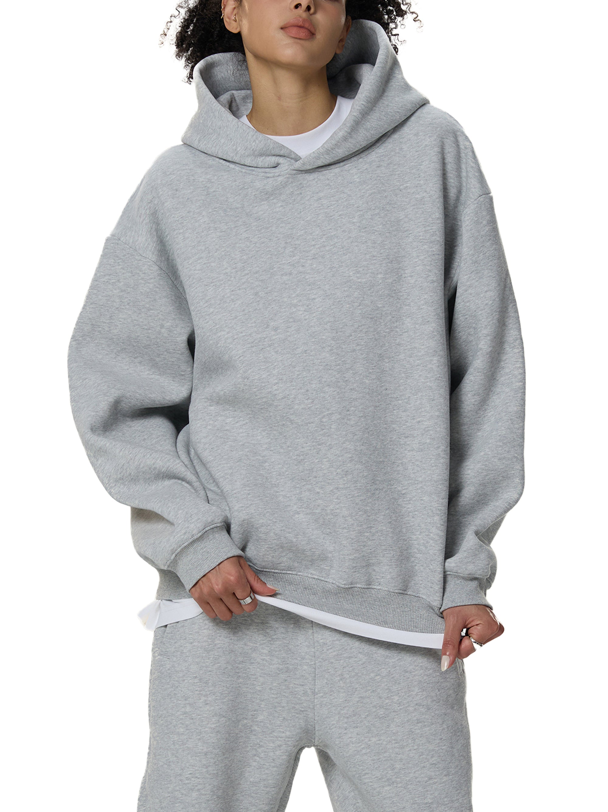 ApexFits Unisex Fleeced Boxy Hoodie – Heavyweight Comfort Fit