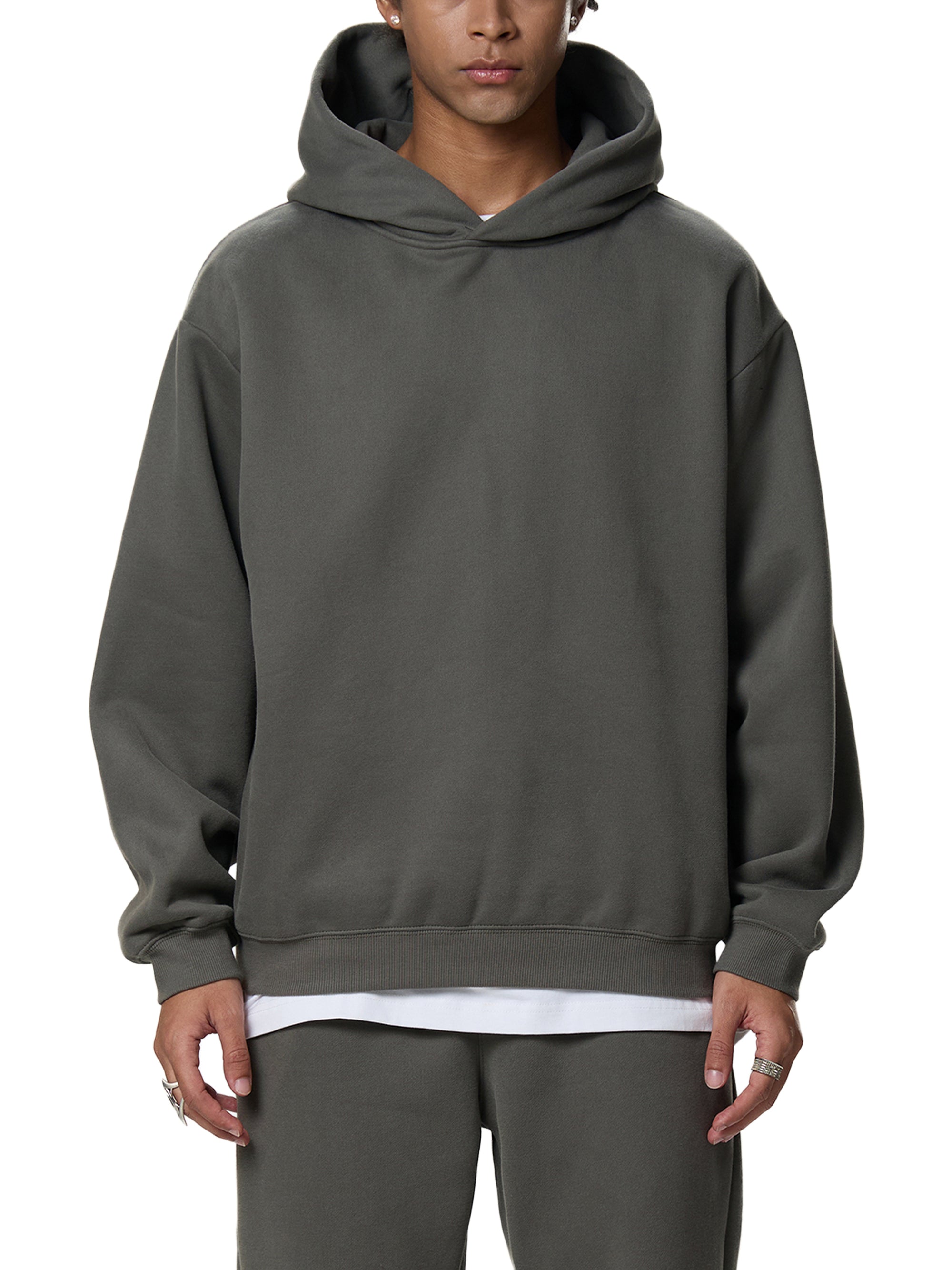 ApexFits Unisex Fleeced Boxy Hoodie – Heavyweight Comfort Fit