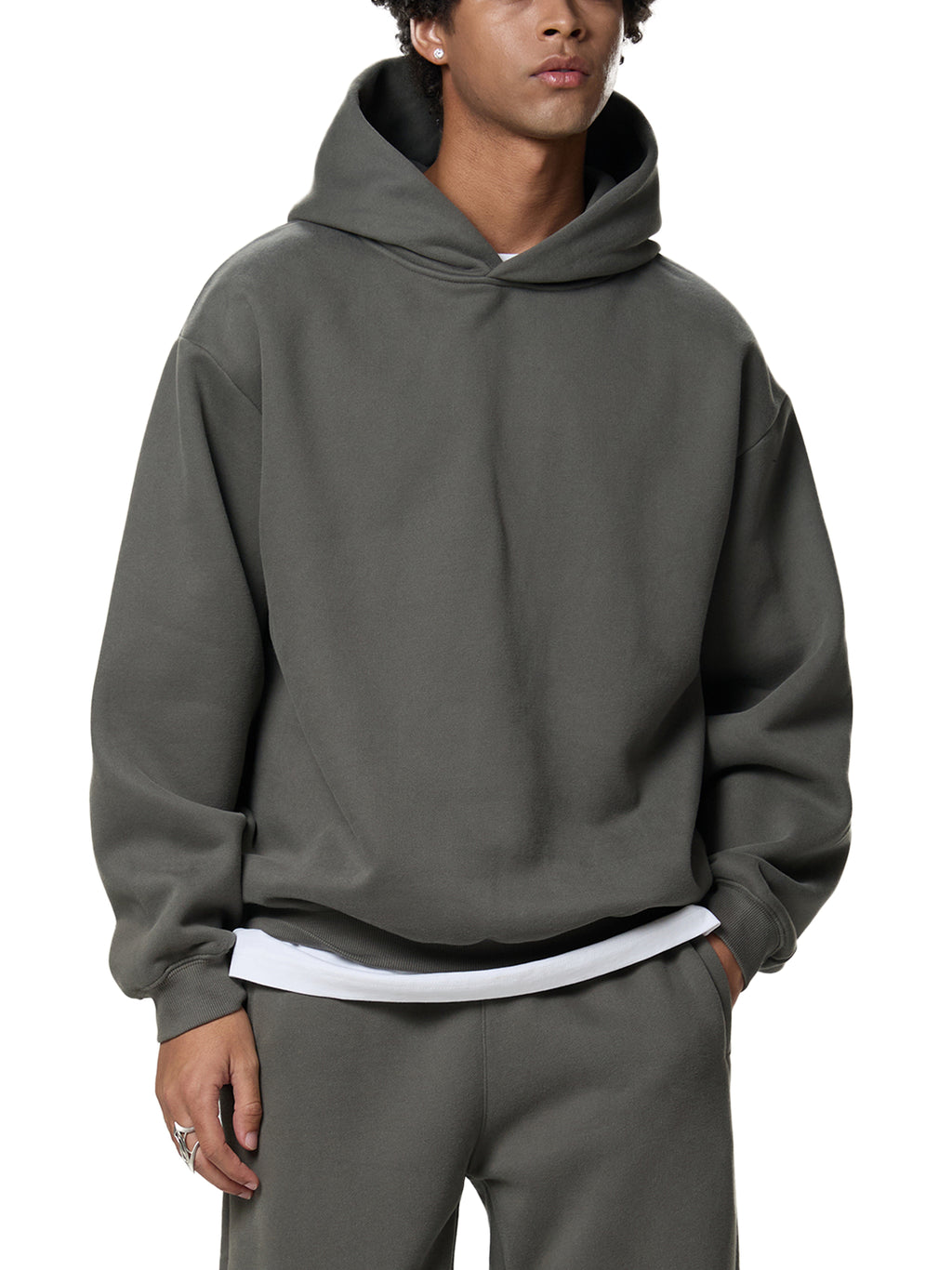 ApexFits Unisex Fleeced Boxy Hoodie – Heavyweight Comfort Fit